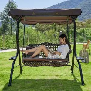 야외스윙체어 부부 2인 벤치 원목 펜션 실내 행잉 철제 흔들 야외