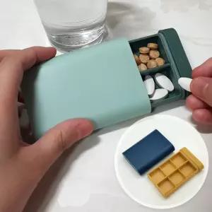 플라스틱 약품통 알약용기 분리형 한달 휴대용 소화제통 데일리 약병 일주일 약통
