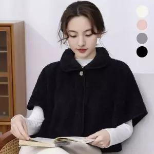 여성 겨울 방한 케이프 숄 망토