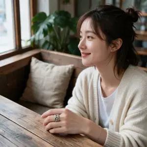 [하프클럽/]물고기반지 애끼반지 우정링 커플링 수능선물 행운반지 레이어