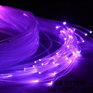 플라스틱 광섬유 케이블 엔드 글로우 PMMA LED 라이트 투명 DIY 별 하늘 천장 조명 0.75mm 50m x
