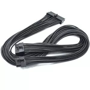 Corsair Type 4 RM1000X RMi SF750A 용 개별 블랙 편조 패턴 케이블 18 핀  10 핀-24 핀 ATX PSU 전원 모듈