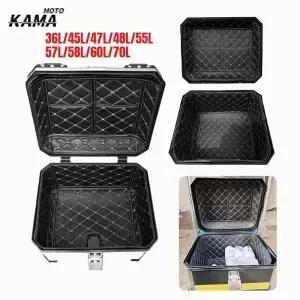 36L/45L/55L/57L/58L/70L 범용 오토바이 트렁크 라이너 사각 박스 전기차 탈착식 쿠션 내부