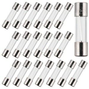 BOJACK F5AL125V 5X20 MM 5A 125V 퓨즈 0.2X0.78 인치 5암페어 125볼트 패스트 블로우 유리 (20개입)