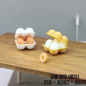 1:12 스케일 미니어처 인형의 집 계란 트레이 상자 주방 음식 라이프 씬 액세서리 포함