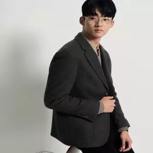 빈폴 멘 방모 헤링본 재킷 카키 BC5X11C17H 7018647