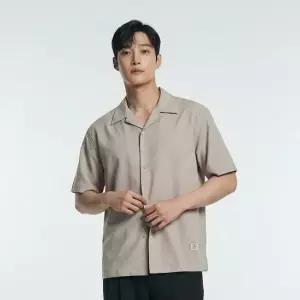 PAT 오픈카라 세미루즈핏 셔츠_QK31593