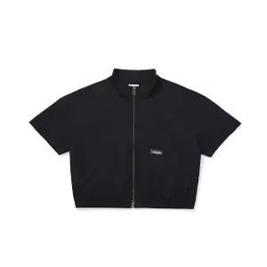 코닥 브리즈 라이트 크롭 반팔 집업 우먼 CHARCOAL K5222LJKJ2CHC 5097071