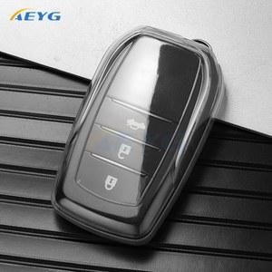 Toyota 호환 호환 Corolla SE 2023 Camry 50 55 TLC200 Yaris Land Cruiser Prado150 RAV4 Venza SIENNA 용 TPU 자동차 키 케이스 커버