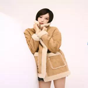 와키윌리 우먼스 스웨이드 무스탕 카멜 WA2504JK68CE 5439156