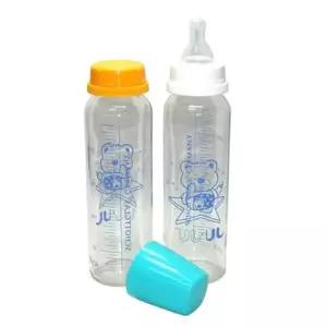 유리 젖병 세트 수유 젖병 유아 물병 245ml 2인조