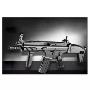 아카데미 FN SCAR-L CQC BB탄총 에어건 (블랙)건 장난감총 총장난감 완구