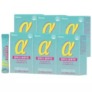 알파CD 원데이핏 알파시클로덱스트린 난소화성말토덱스트린 14포 6박스 (총 84포)