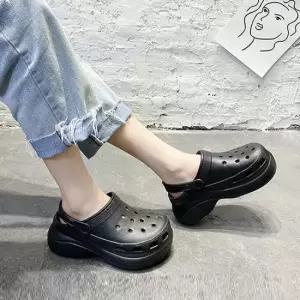 여성샌들 4cm 발편한 아쿠아 슬리퍼 쿠션 샌들 키높이