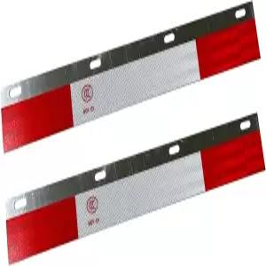 IBESTWOLF 2PCS 24인치 x 3인치 알루미늄 머드 플랩 행거 상단 플레이트 리플렉터 스트레이트 타입