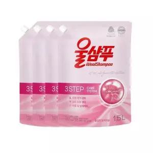 울샴푸 오리지널 1500ml(리필) 4개