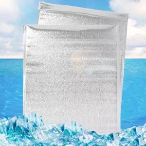 간편 접착식 은박 보냉봉투 50p세트(45x50cm)보냉 캠핑보냉백 신선배송포장 배달 보냉백 간편보냉팩 아이스