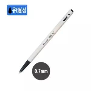 모나미)153볼펜(0.7mm 흑)-다스(12개입)/모나미/지우개/오피스/검정/고급/저렴/가성비/유성/잘써지는/상담