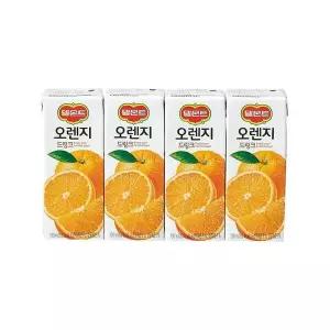 델몬트 오렌지 드링크 190ml 24팩 2박스(총 48팩) 무료배송