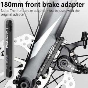 ATWEINA 로드 바이크 자전거 디스크 브레이크 어댑터 플랫 마운트 CNC 전후방 180mm 로터 볼트 포함 부품