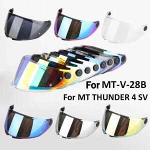 MT-V-28B 헬멧 렌즈용 MT 모델 THUNDER 4 SV 교체용 페이스 쉴드, 바이크 오토바이 액세서리용