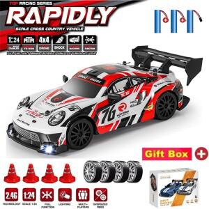 4륜구동 RC 드리프트 자동차 리모컨 GTRPRO AE86PRO 모델 4x4 레이싱 RTR 무선 조종 트럭 장난감 남아 여아