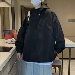 남여공용 데일리 빅사이즈 후드 야상 자켓 바람막이 점퍼 간절기 아우터