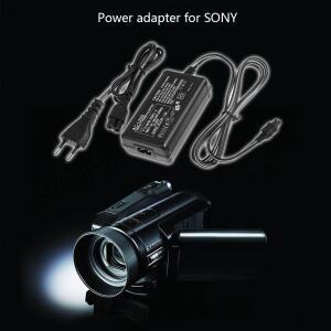 LED 표시기가 있는 카메라 충전기 어댑터 Sony AC-L200 L25B DSLR 전원 캠코더