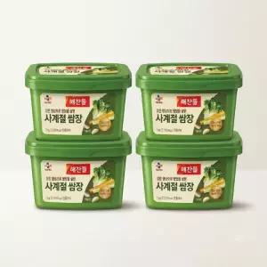 해찬들 사계절 쌈장 1kg, 4개