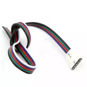 연결 커넥터 조명 30cm 연장선 전선 1P 5핀 RGB LED