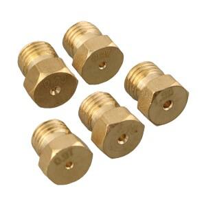 LPG 변환 키트 제트 노즐  세트 M6 X 0.75 스레드 주방 부품에 대 한 5pcs 버너 가스 천연 호브