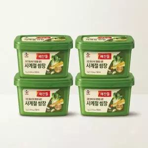 [셀러허브]해찬들 사계절 쌈장 1kg, 4개 (S51897114)