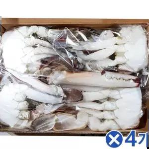 냉동 절단꽃게 수산물 450g (3L) x4개