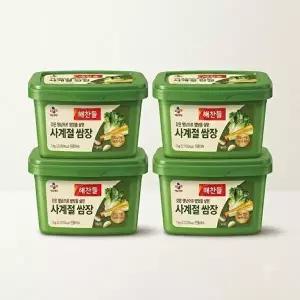[셀러허브 식품]해찬들 사계절 쌈장 1kg, 4개 (51897114)