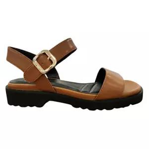 세라   2color  경량 아웃솔 3cm 소가죽 컴포트 여성 발목 스트랩 샌들 c24s507
