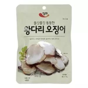 [아우트_6817]정화식품 마른안주 왕다리 오징어 27g