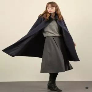 올리비아로렌 밍크카라알파카코트VOPEA4WB121