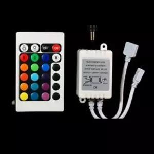 12V 24V용 RGB LED컨트롤러모듈 무선리모컨 세트 플렉시블 자동차튜브