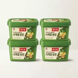해찬들 사계절 쌈장 1kg, 4개