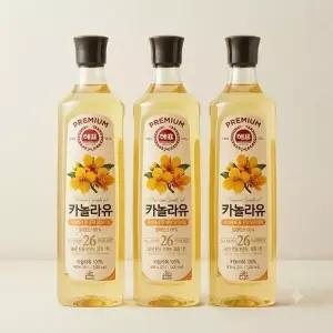 사조 카놀라유 900mL, 3개