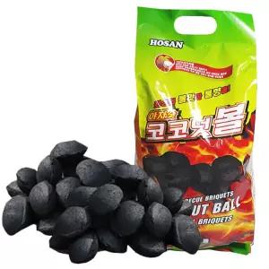야자숯 호산챠콜916 코코넛볼 숯가루 성형탄 2.9kg