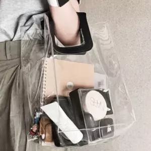 비치가방 pvc 수영장 휴가지 투명 토트백 가방 [BSH86542]
