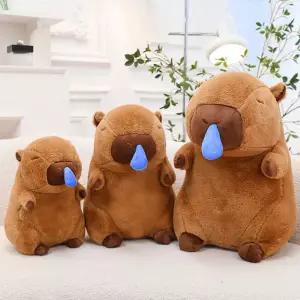 카피바라 귀여운 콧물 대형 봉제인형 22cm 소