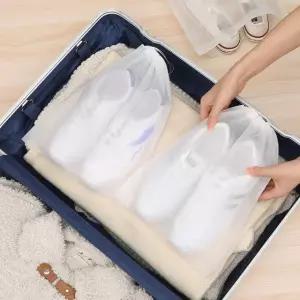반투명 신발 부직포 여행용 신발파우치
