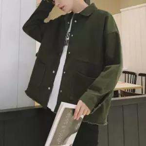 학생 패션 캐주얼 카키 워크샵코디 워크샵여행 스타일 블랙자켓 [a863D12]