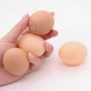 강아지 말랑이 계란 삑삑이 2P 물세척 애착 장난감