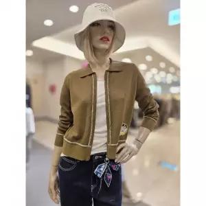 이월수량 베네통 자카드 집업 가디건 BAKC14-541-KA 2817734