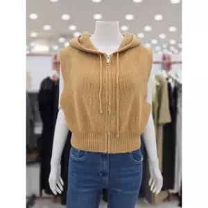 한정수량 에이비에프지 짚업 후드 숏 니트베스트( AFZ4ZV31J ) 2817389