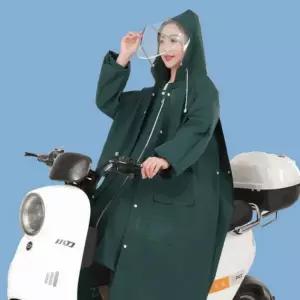 다용도 비옷 백팩 커버 와이드 반사 안전 우비 레인코트