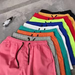 [제이큐]시원한 루즈핏 비치 반바지 허리밴딩 숏츠 여름휴가룩 하의 패션의류